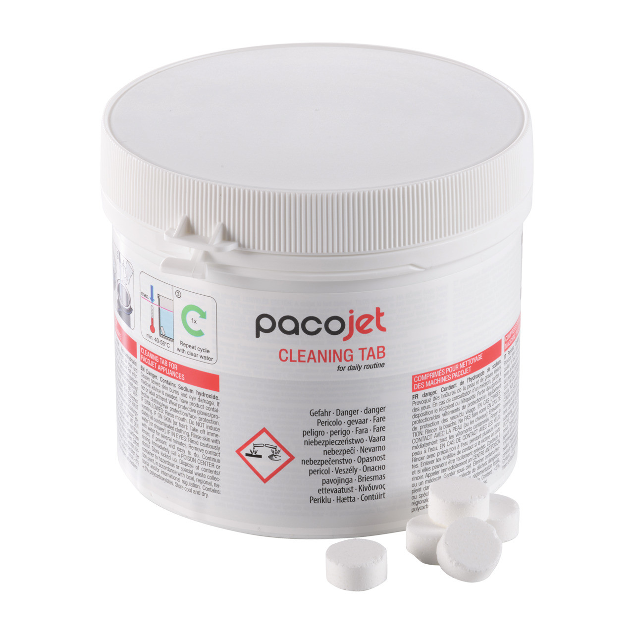 Pacojet Reinigungs-Tabs Karton / 12 x 60 Stück
